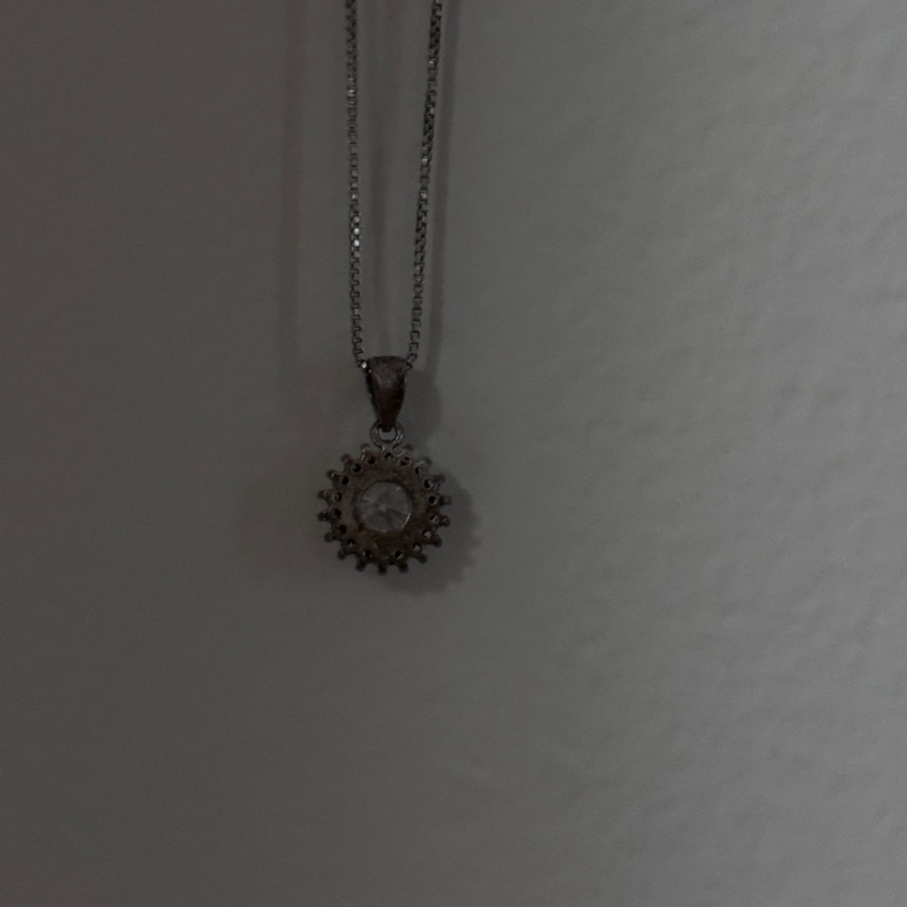 925 Silver Necklace with Pendant - Picture 7 of 8